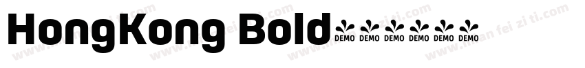 HongKong Bold字体转换